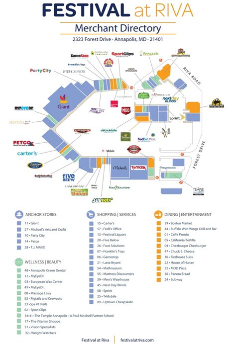 Festival Supermall Stores Directory .